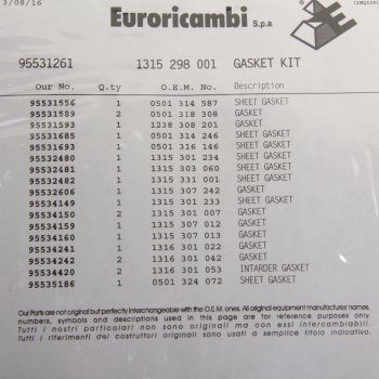 26 849 р. Прокладка КАМАЗ КПП ZF 16S151 комплект ZF 1315298001  с доставкой в г. Воронеж. Увеличить фотографию 2