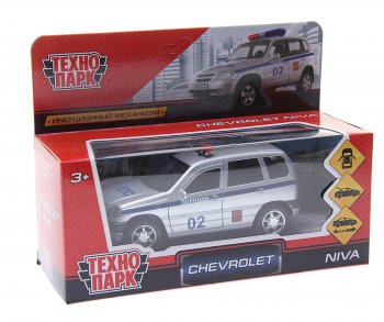 799 р. Модель автомобиля CHEVROLET Niva металлическая ТЕХНОПАРК ТЕХНОПАРК 132050132067178195 ТЕХНОПАРК 132050132067178195  с доставкой в г. Воронеж. Увеличить фотографию 1