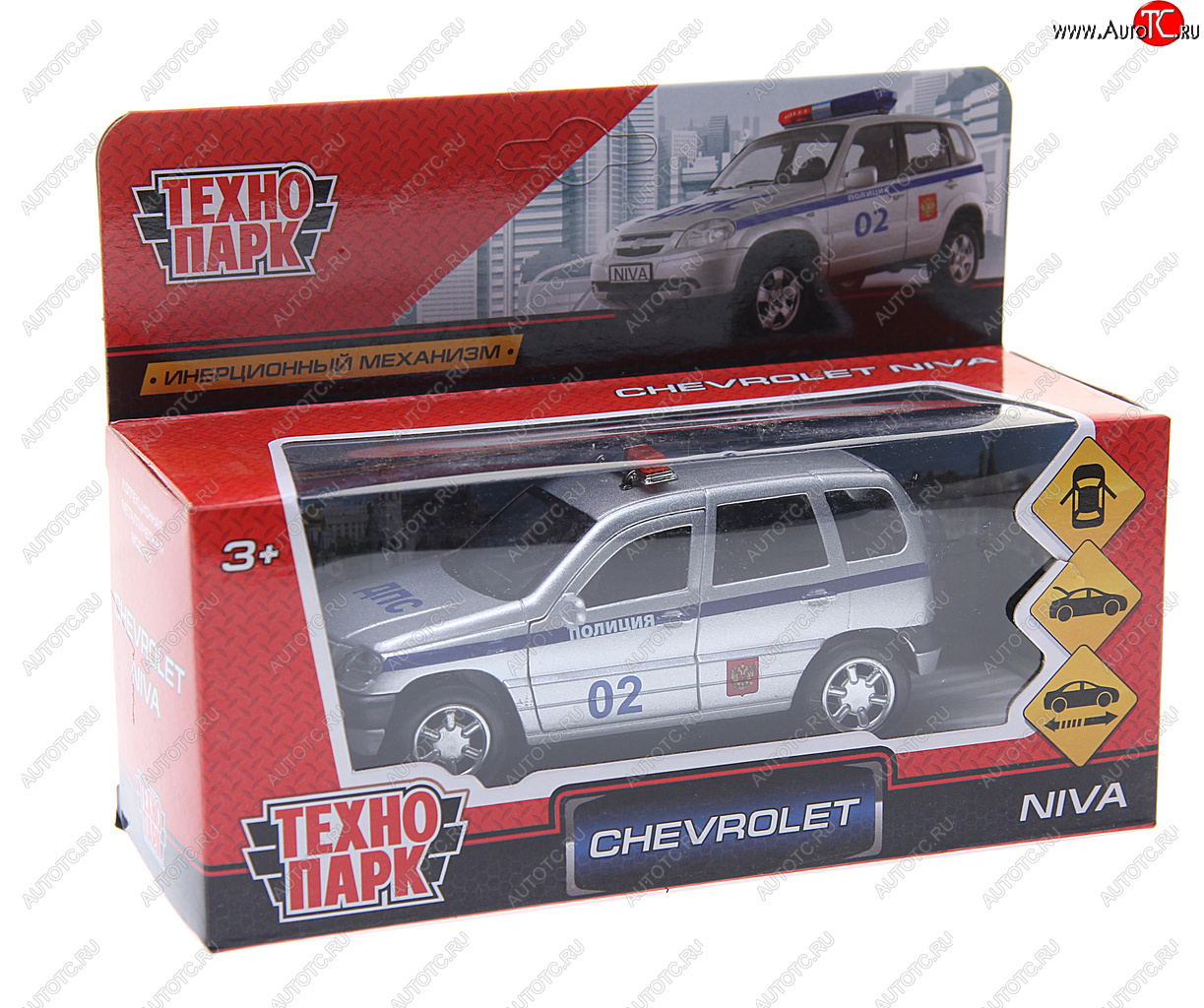 799 р. Модель автомобиля CHEVROLET Niva металлическая ТЕХНОПАРК ТЕХНОПАРК 132050132067178195 ТЕХНОПАРК 132050132067178195  с доставкой в г. Воронеж