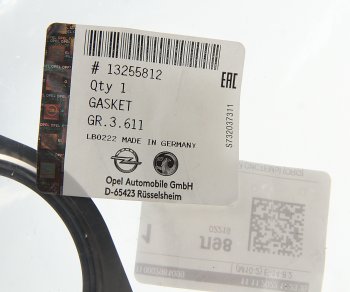 1 299 р. Прокладка OPEL Astra J (10-),Corsa D (07-),Insignia (09-),Zafira C (12-) трубы приемной глушителя OE GENERAL MOTORS 13255812  с доставкой в г. Воронеж. Увеличить фотографию 2