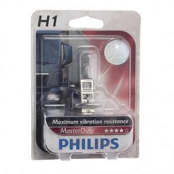789 р. Лампа 24V H1 70W P14.5s блистер (1шт.) Master Duty PHILIPS PHILIPS 13258mdb1  с доставкой в г. Воронеж. Увеличить фотографию 1
