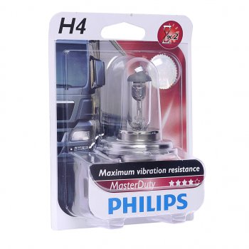 499 р. Лампа 24V H4 7570W P43t-38 блистер (1шт.) Master Duty PHILIPS PHILIPS 13342mdb1  с доставкой в г. Воронеж. Увеличить фотографию 1