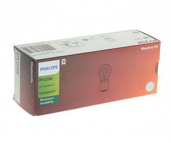 167 р. Лампа 24V PY21W BAU15s желтая Master Life PHILIPS PHILIPS 13496mlcp  с доставкой в г. Воронеж. Увеличить фотографию 2
