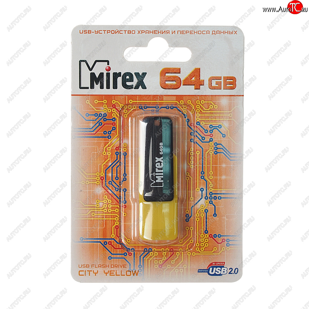 589 р. Карта памяти USB 64GB MIREX MIREX 13600-fmucyl64  с доставкой в г. Воронеж