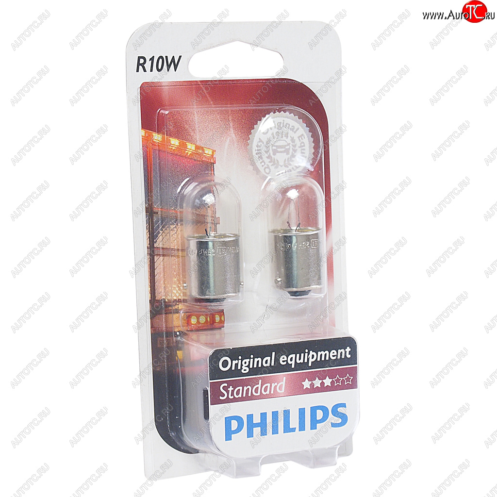 152 р. Лампа 24V R10W BA15s блистер (2шт.) PHILIPS PHILIPS 13814b2  с доставкой в г. Воронеж