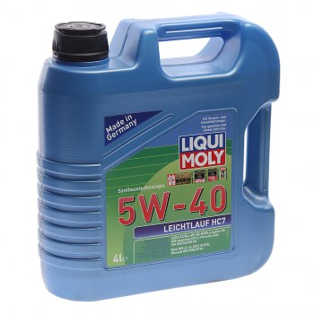 5 949 р. Масло моторное LEICHTLAUF HC7 5W40 синт.4л LIQUI MOLY LIQUI MOLY 1382  с доставкой в г. Воронеж. Увеличить фотографию 1