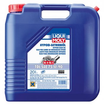 40 999 р. Масло трансмиссионное TDL GL45 75W90 псинт.20л LIQUI MOLY LIQUI MOLY 1408  с доставкой в г. Воронеж. Увеличить фотографию 1