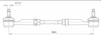 3 289 р. Тяга КАМАЗ-5490 реактивная привода КПП в сборе ROSTAR ROSTAR 14101-1703520-30  с доставкой в г. Воронеж. Увеличить фотографию 4
