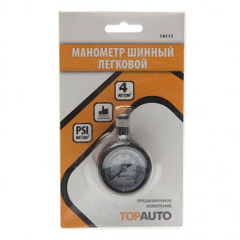 419 р. Манометр шинный легковой автомобиль 4атм. ДРУГ ТОП АВТО ТОП АВТО 14111  с доставкой в г. Воронеж. Увеличить фотографию 1