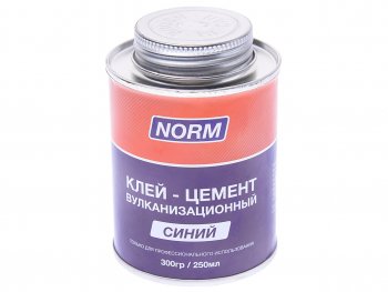 689 р. Клей резиновый самовулканизующийся 240мл (цемент, синий) НОРМ НОРМ 14-551  с доставкой в г. Воронеж. Увеличить фотографию 1