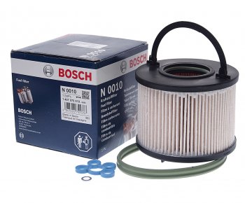 4 299 р. Фильтр топливный VW Touareg (04-) (TDI) AUDI Q7 (06-) BOSCH BOSCH 1457070010 BOSCH 1457070010  с доставкой в г. Воронеж. Увеличить фотографию 1