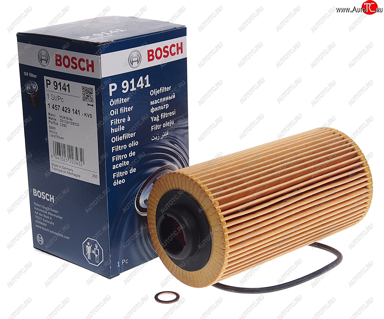 1 059 р. Фильтр масляный BMW E38/53 X5 BOSCH BOSCH 1457429141 BOSCH 1457429141  с доставкой в г. Воронеж