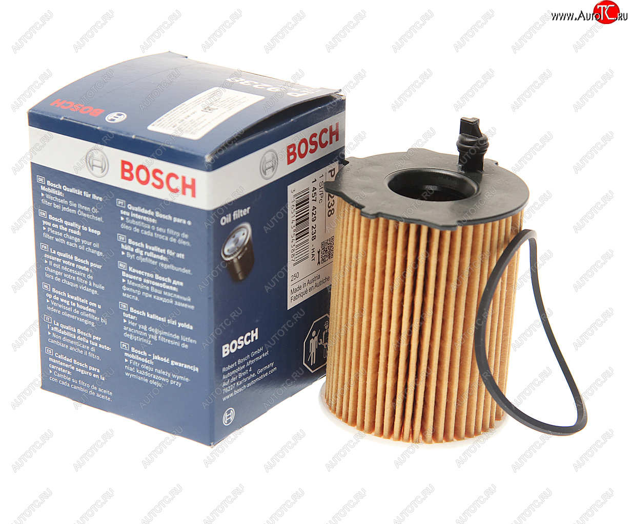629 р. Фильтр масляный FORD Focus (11-),Mondeo (07-) (1.6 TDCI) BOSCH BOSCH 1457429238 BOSCH 1457429238  с доставкой в г. Воронеж