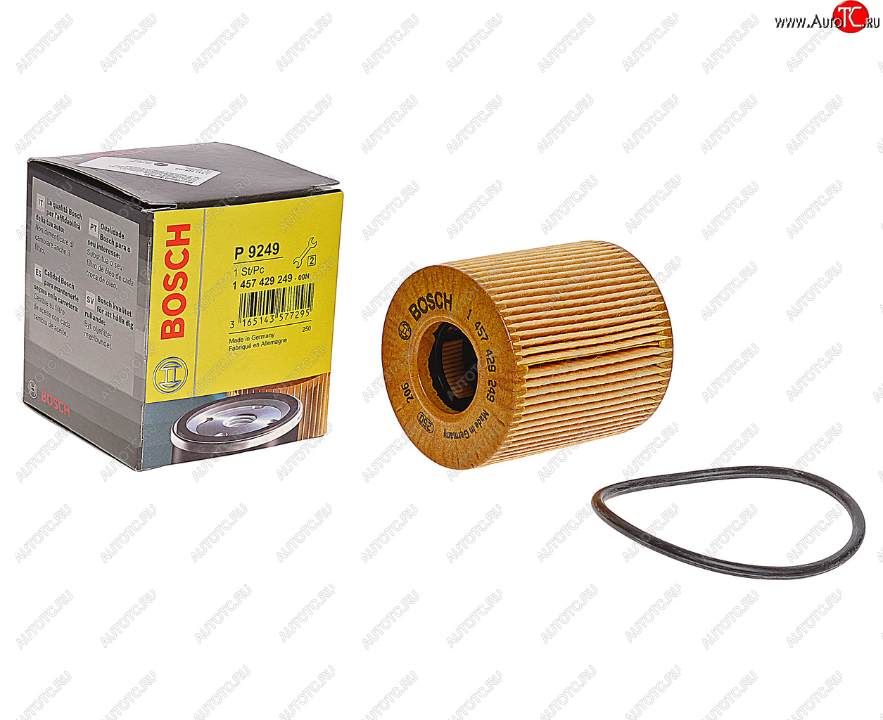 569 р. Фильтр масляный PEUGEOT Boxer CITROEN C2-C8,Jumper FIAT Ducato FORD Transit (06-),Mondeo BOSCH BOSCH 1457429249  с доставкой в г. Воронеж