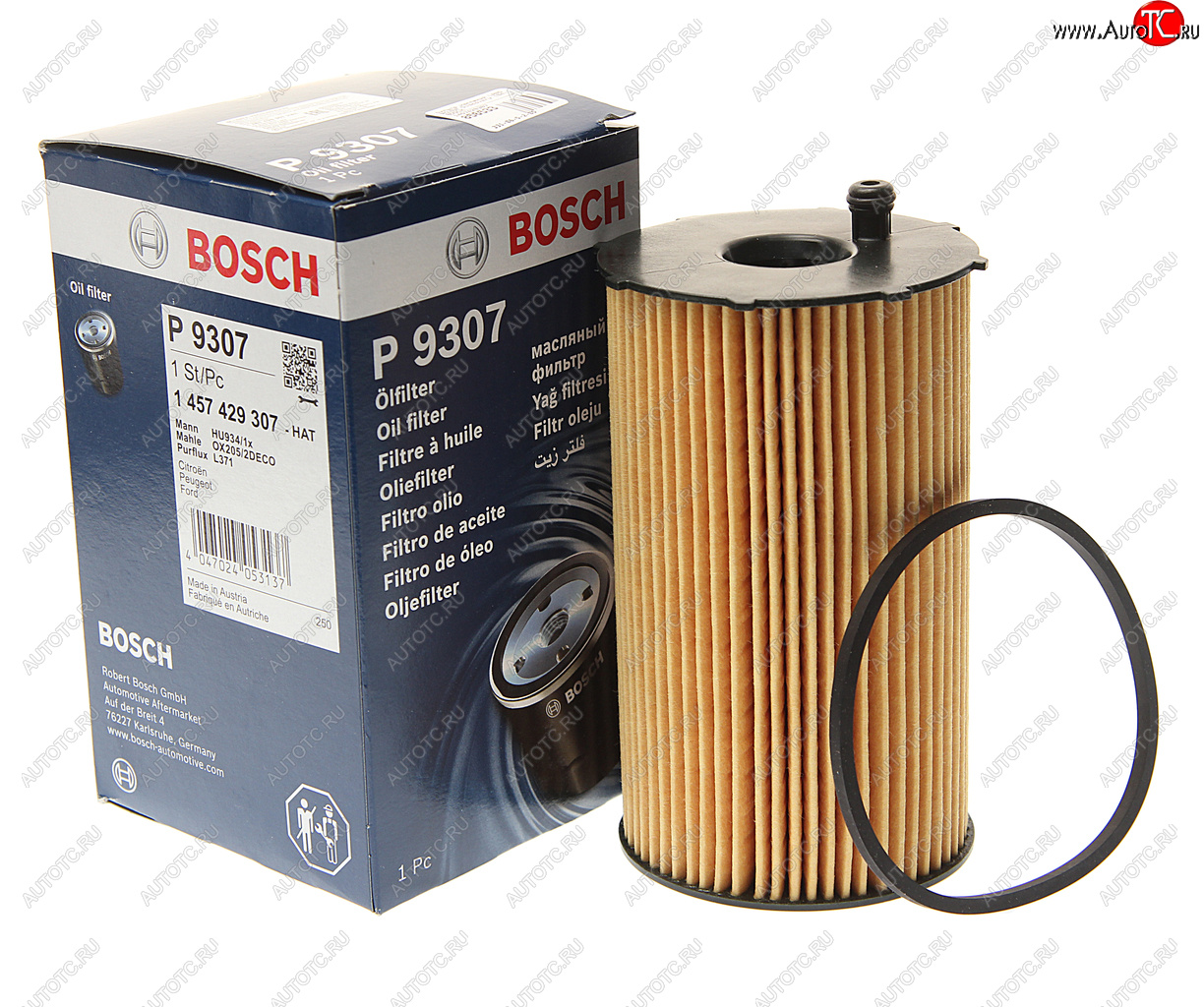 1 269 р. Фильтр масляный LAND ROVER Discovery (04-) BOSCH BOSCH 1457429307 BOSCH 1457429307  с доставкой в г. Воронеж
