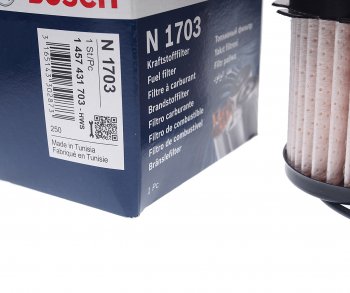 469 р. Фильтр топливный PEUGEOT CITROEN (98-) (1.9 D) BOSCH BOSCH 1457431703  с доставкой в г. Воронеж. Увеличить фотографию 3