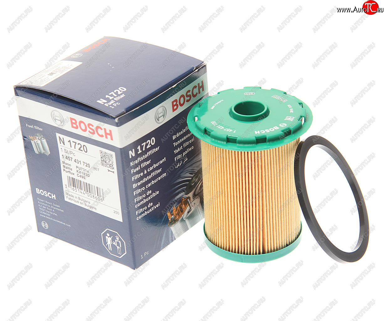 699 р. Фильтр топливный RENAULT Trafic (01-) BOSCH BOSCH 1457431720 BOSCH 1457431720  с доставкой в г. Воронеж