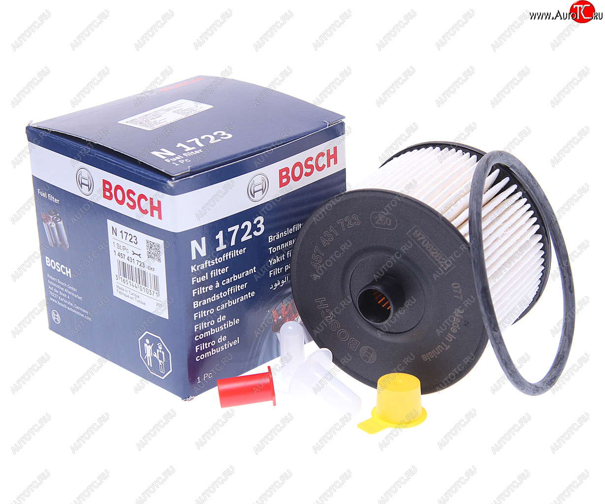 1 339 р. Фильтр топливный FORD Focus PEUGEOT 307,308,407 (TDI) BOSCH BOSCH 1457431723 BOSCH 1457431723  с доставкой в г. Воронеж