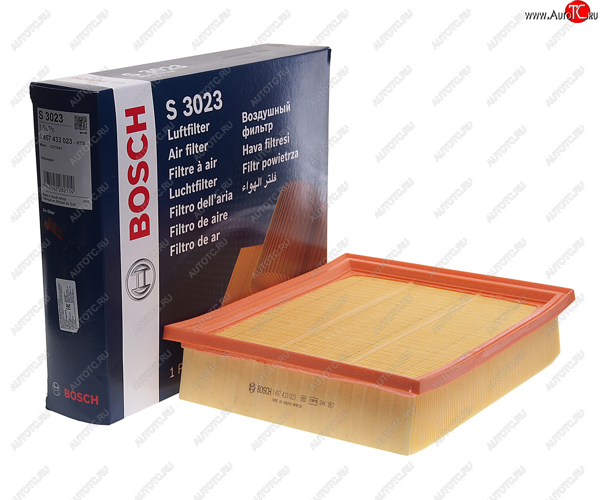 749 р. Фильтр воздушный VW Golf 3,Vento (91-99) BOSCH BOSCH 1457433023  с доставкой в г. Воронеж