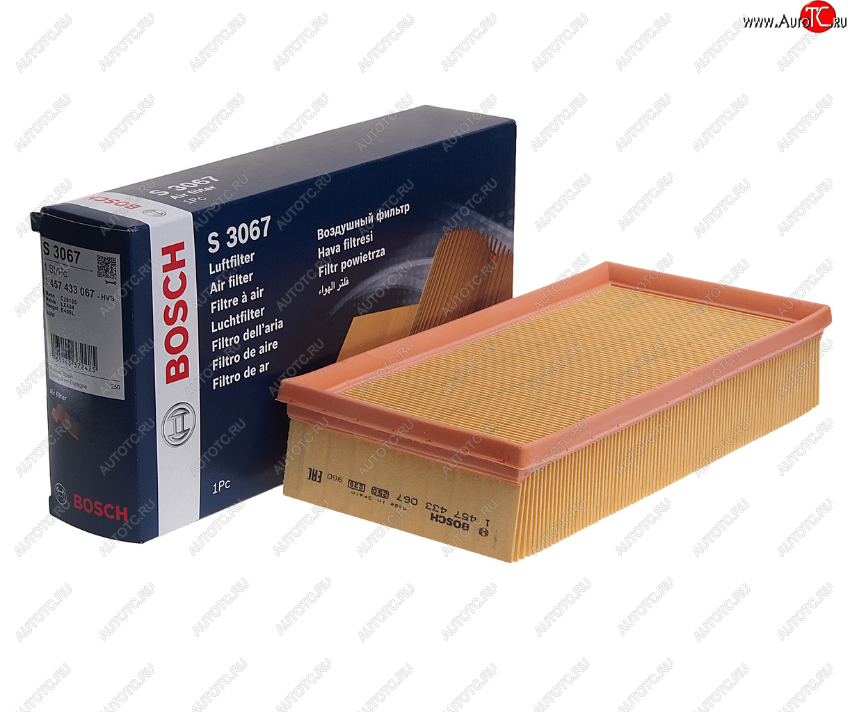1 599 р. Фильтр воздушный BMW X5 (E53) BOSCH BOSCH 1457433067 BOSCH 1457433067  с доставкой в г. Воронеж