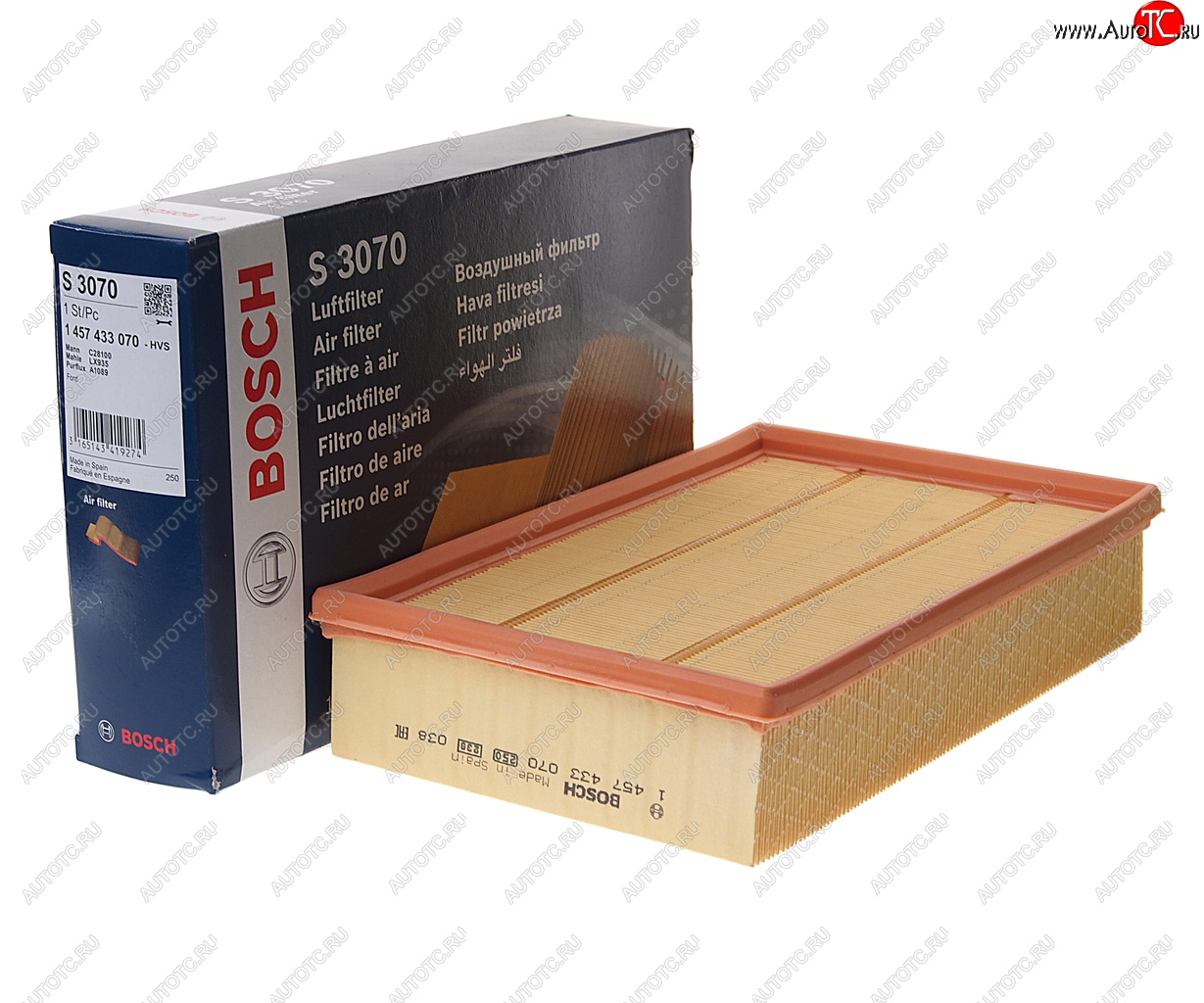869 р. Фильтр воздушный FORD Transit (00-/06-/14-) BOSCH BOSCH 1457433070 BOSCH 1457433070  с доставкой в г. Воронеж