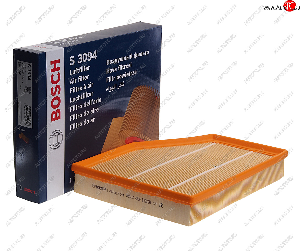 1 679 р. Фильтр воздушный BMW 5 (E60,E61),6 (E63),Z4 (E86) (2.0-3.5) BOSCH BOSCH 1457433094  с доставкой в г. Воронеж