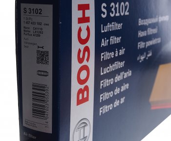 2 799 р. Фильтр воздушный VW Golf 5,Passat B6 (2.0 TFSI) AUDI A3 (04-) BOSCH BOSCH 1457433102 BOSCH 1457433102  с доставкой в г. Воронеж. Увеличить фотографию 2