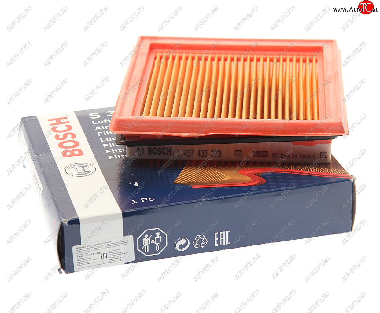 629 р. Фильтр воздушный NISSAN Micra K11,K12 (92-03) BOSCH BOSCH 1457433273  с доставкой в г. Воронеж