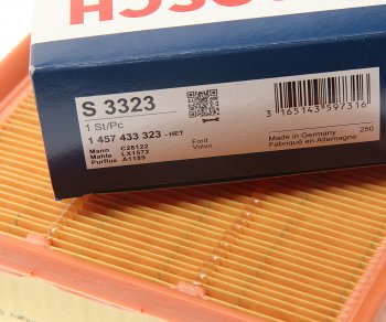 1 179 р. Фильтр воздушный FORD Focus 2,C-Max VOLVO C30,S40 BOSCH BOSCH 1457433323  с доставкой в г. Воронеж. Увеличить фотографию 2