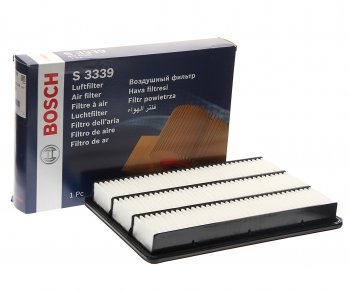 1 499 р. Фильтр воздушный MITSUBISHI Pajero 3 (00-06),4 (06-) BOSCH BOSCH 1457433339  с доставкой в г. Воронеж. Увеличить фотографию 1