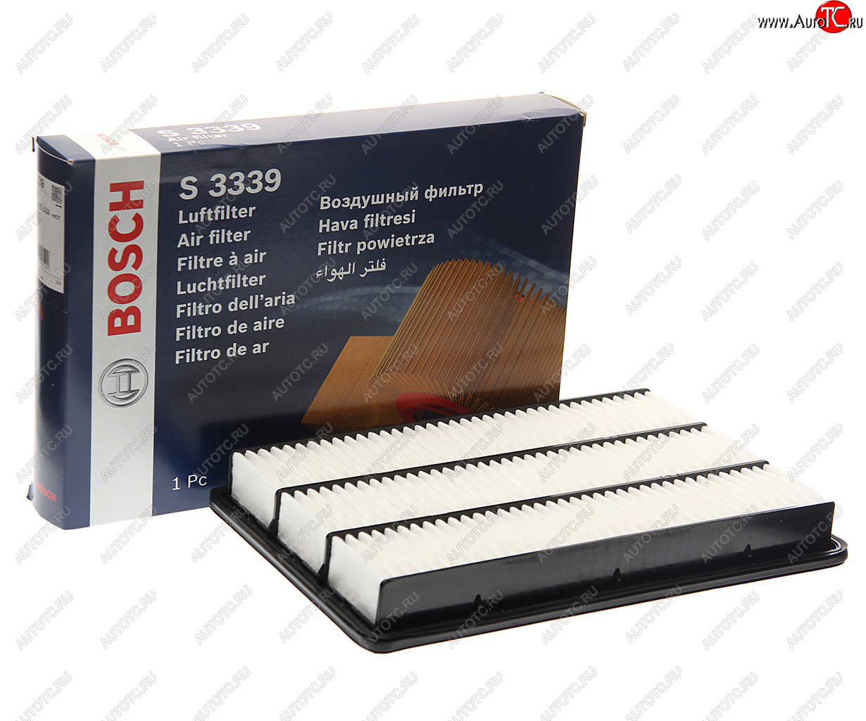 1 499 р. Фильтр воздушный MITSUBISHI Pajero 3 (00-06),4 (06-) BOSCH BOSCH 1457433339  с доставкой в г. Воронеж