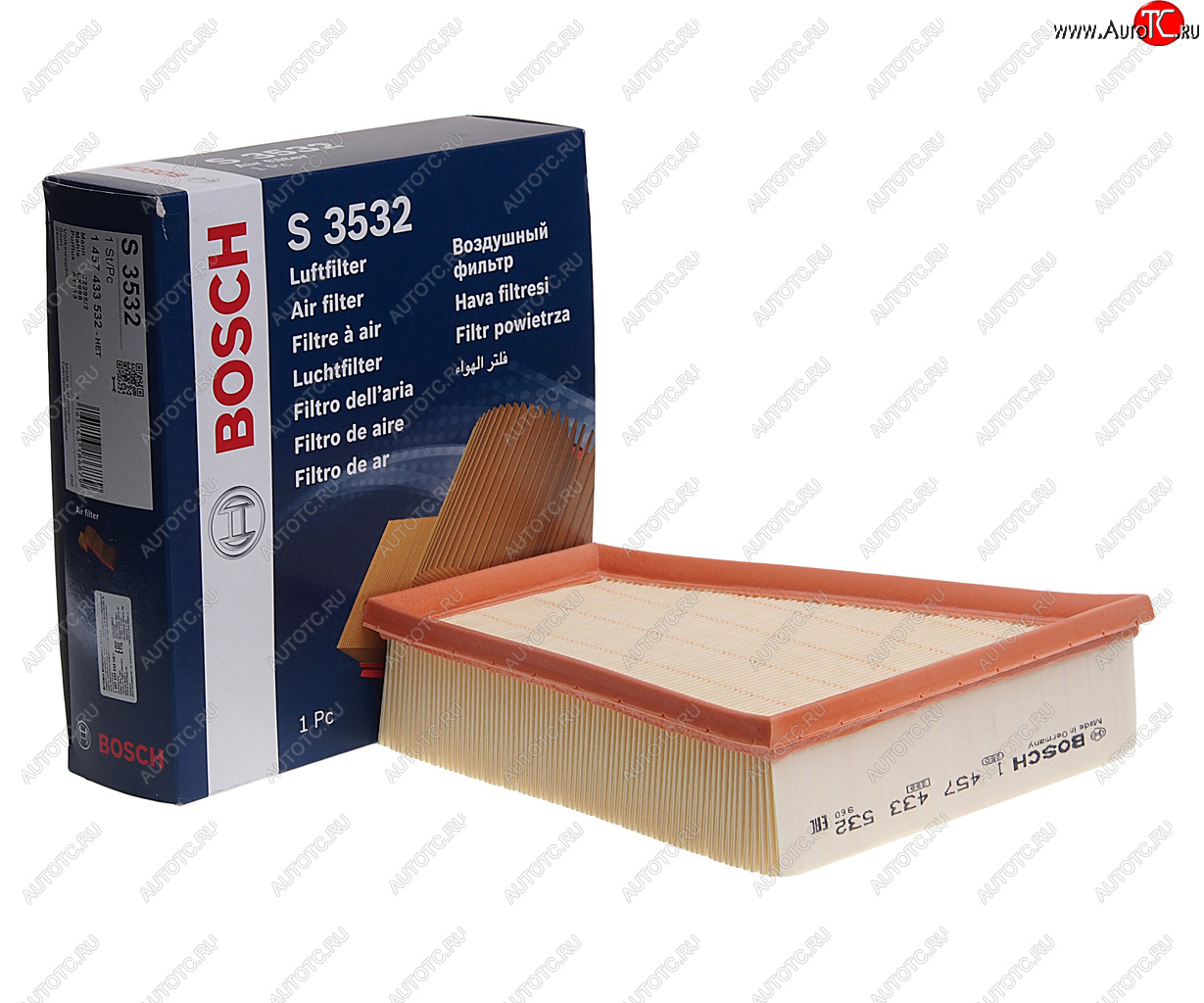 979 р. Фильтр воздушный BOSCH BOSCH 1457433532  с доставкой в г. Воронеж