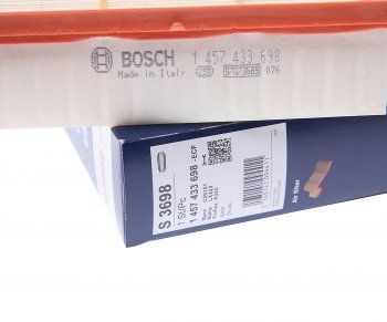 769 р. Фильтр воздушный BMW 5 (E34) (3.0/.3.5),7 (E32) (3.0) BOSCH BOSCH 1457433698 BOSCH 1457433698  с доставкой в г. Воронеж. Увеличить фотографию 2