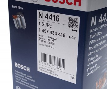 1 229 р. Фильтр топливный MERCEDES C (W203) BOSCH BOSCH 1457434416 BOSCH 1457434416  с доставкой в г. Воронеж. Увеличить фотографию 3