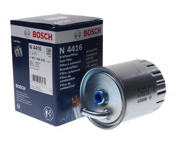 1 229 р. Фильтр топливный MERCEDES C (W203) BOSCH BOSCH 1457434416 BOSCH 1457434416  с доставкой в г. Воронеж. Увеличить фотографию 1