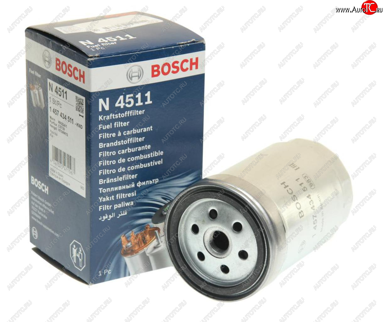 1 429 р. Фильтр топливный HYUNDAI Porter 2 дв.D4CB,Tucson (2.0 D) KIA Ceed,Sportage (2.0 D) BOSCH BOSCH 1457434511  с доставкой в г. Воронеж
