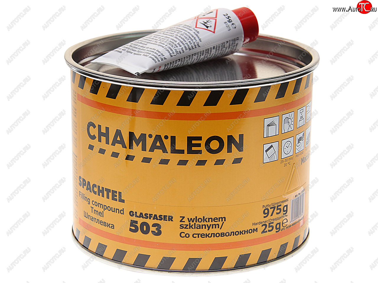 1 079 р. Шпатлевка со стекловолокном 1кг CHAMAELEON CHAMAELEON 15035  с доставкой в г. Воронеж