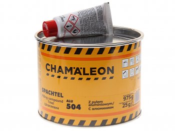 1 189 р. Шпатлевка с алюминиевым наполнителем 1кг CHAMAELEON CHAMAELEON 15045  с доставкой в г. Воронеж. Увеличить фотографию 1