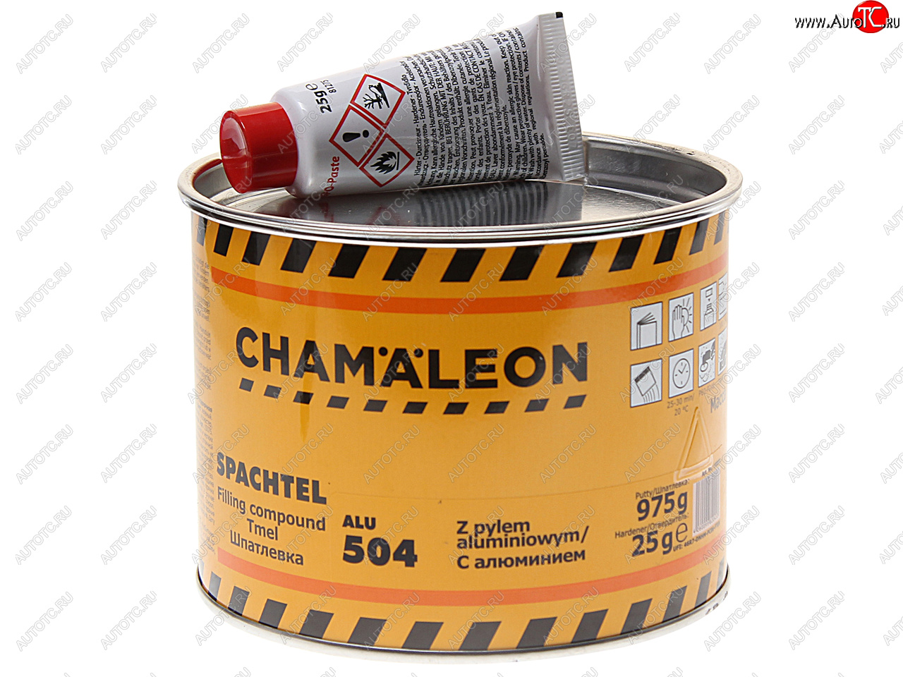 1 189 р. Шпатлевка с алюминиевым наполнителем 1кг CHAMAELEON CHAMAELEON 15045  с доставкой в г. Воронеж