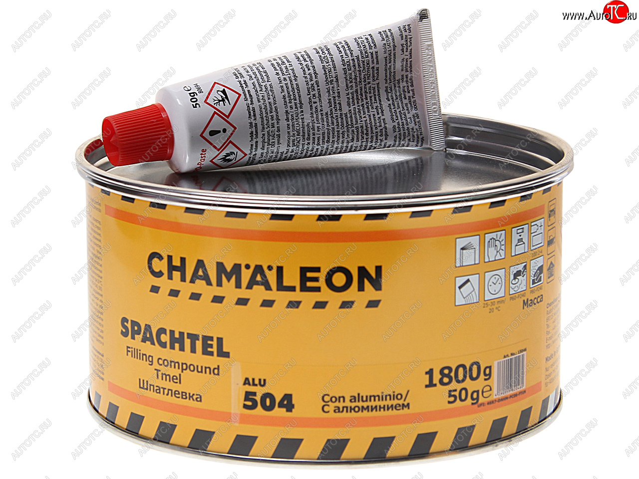 1 669 р. Шпатлевка с алюминиевым наполнителем 1.85кг CHAMAELEON CHAMAELEON 15046  с доставкой в г. Воронеж