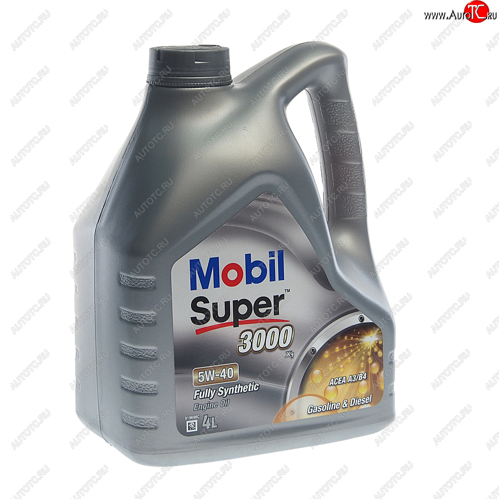 4 599 р. Масло моторное SUPER 3000 X1 5W40 синт.4л MOBIL MOBIL 150546  с доставкой в г. Воронеж