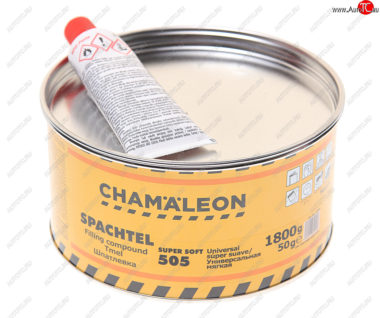 1 789 р. Шпатлевка универсальная мягкая с отвердителем 1.85кг CHAMAELEON CHAMAELEON 15056 CHAMAELEON 15056  с доставкой в г. Воронеж