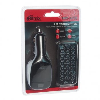 589 р. Модулятор FM плеер RITMIX RITMIX 15118383  с доставкой в г. Воронеж. Увеличить фотографию 1