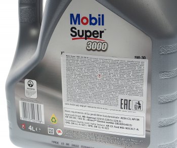 4 799 р. Масло моторное SUPER 3000 XE 5W30 синт.4л MOBIL MOBIL 152505  с доставкой в г. Воронеж. Увеличить фотографию 2