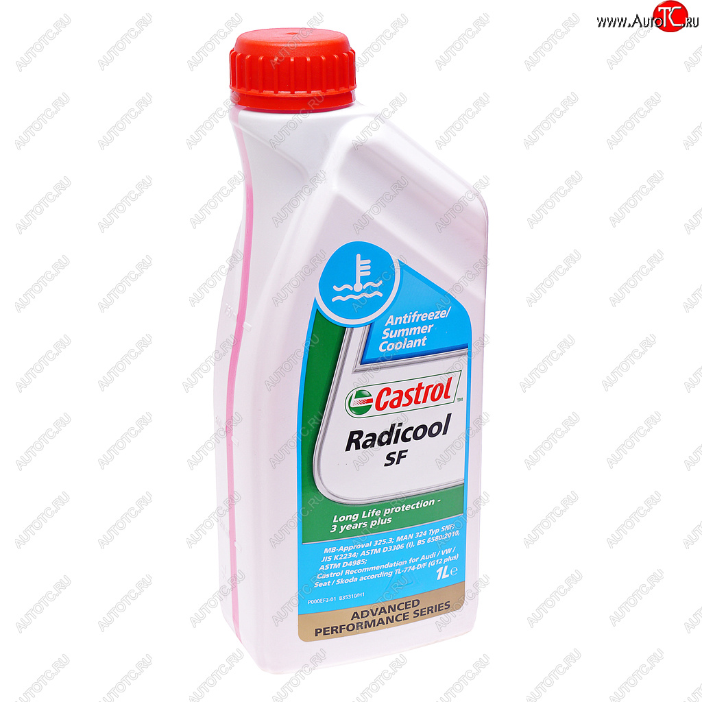 1 429 р. Антифриз красный -76C концентрат 1л Radicool SF CASTROL CASTROL 155fa2  с доставкой в г. Воронеж