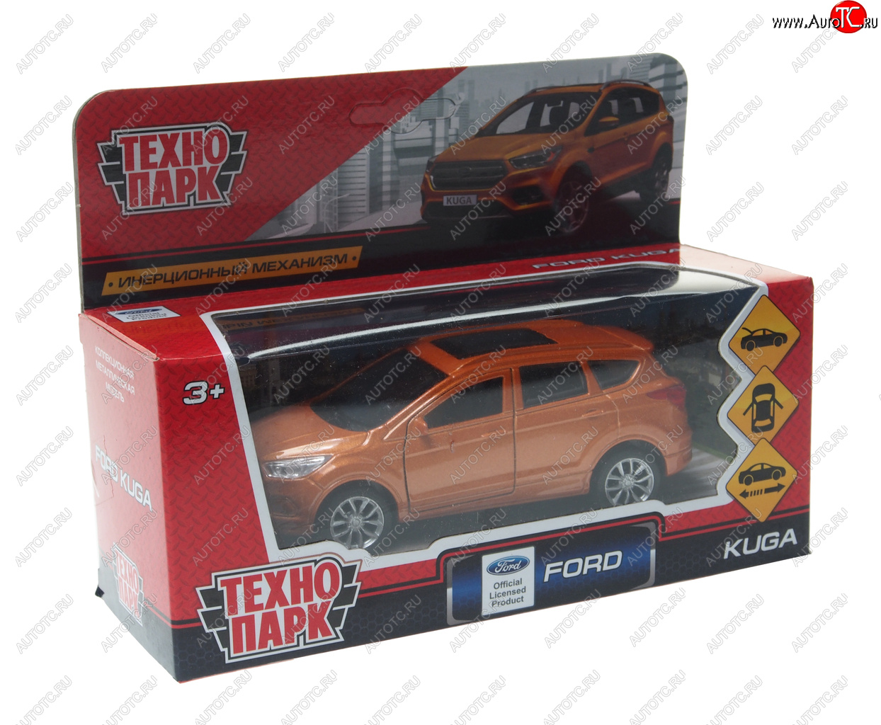 819 р. Модель автомобиля FORD Kuga металлическая ТЕХНОПАРК ТЕХНОПАРК 156667156674156643 ТЕХНОПАРК 156667156674156643  с доставкой в г. Воронеж