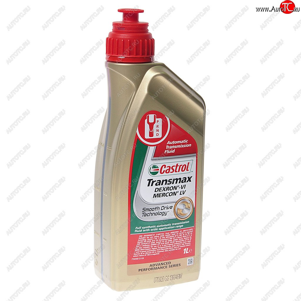 1 439 р. Масло трансмиссионное ATF Transmax DEXRON VI MERCON LV 1л CASTROL CASTROL 156caa  с доставкой в г. Воронеж
