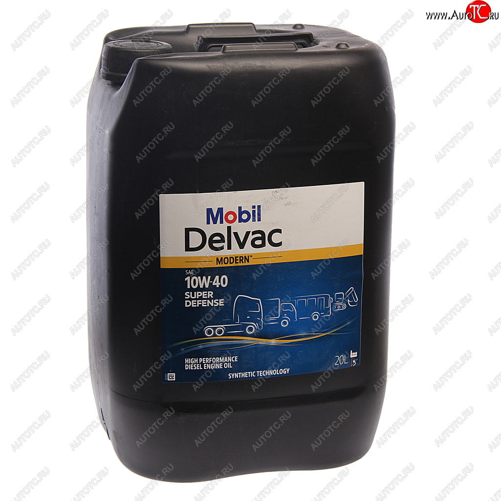 12 899 р. Масло дизельное DELVAC Modern 10W40 Super Defense псинт.20л MOBIL MOBIL 157060  с доставкой в г. Воронеж