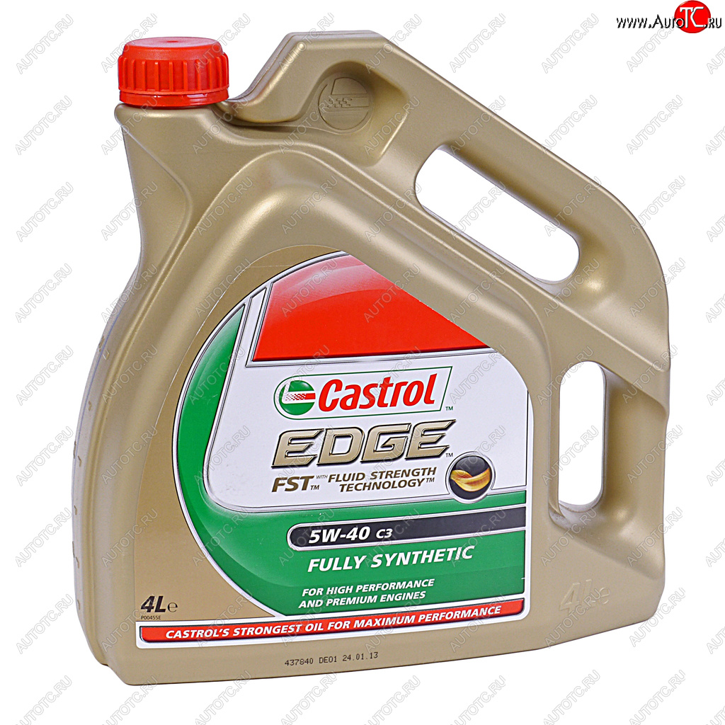 5 999 р. Масло моторное EDGE TITANIUM FST 5W40 синт.4л CASTROL CASTROL 157b1c  с доставкой в г. Воронеж