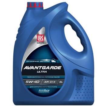2 699 р. Масло дизельное АВАНГАРД Ультра CI-4SLE7 5W40 псинт.5л ЛУКОЙЛ LUKOIL 1595288  с доставкой в г. Воронеж. Увеличить фотографию 3